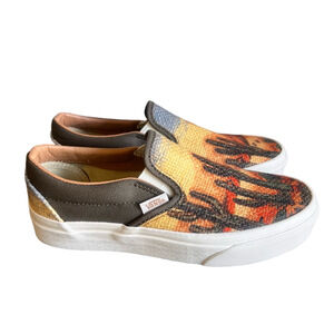 VANS NEW Unisex Classic Slip On Cactus Tapestry Shoe Size 5.5 or 4 #B1916